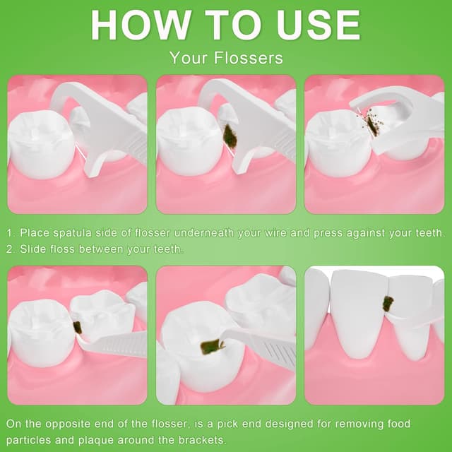 Thumbnail 5 de Zahnseide Stick 200 Stück 3X für enge Zwischenräume