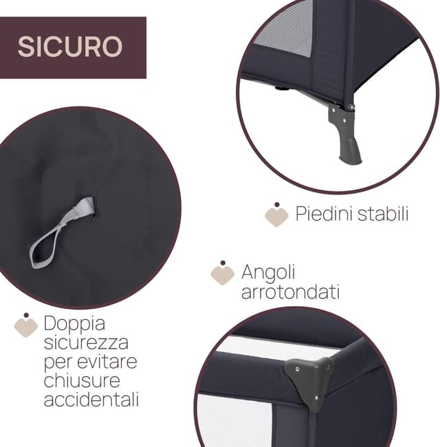 Thumbnail 3 de Chicco Good Night Lettino da Viaggio Blu Pegaso 15 kg