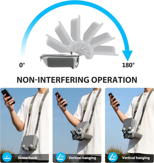 Detalle 2 de STARTRC Mini 5 Pro Sonnenblende mit Gurt für DJI RC 2 & Joystick-Controller (Sonnenschutz für Mini 5/4/3 Pro, Neo, Flip, Air 3/3S, Air 3S Zubehör)
