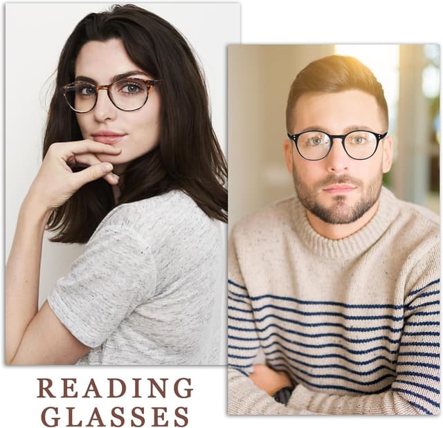 Thumbnail 1 de ZONLON 5 Pack Retro Reading Glasses 5pcs