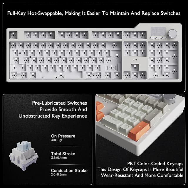 Thumbnail 4 de nacodex AJAZZ AK35I V3 mechanische Tastatur 104 Tasten ⌨