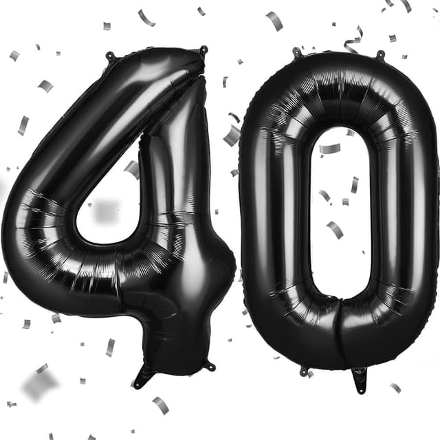 Thumbnail 6 de AOOSU Purple helium number balloons 40in