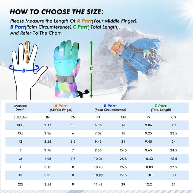 Thumbnail 5 de Pnosnesy Ski Gloves -22°F