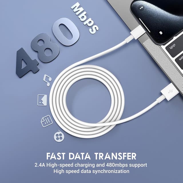 Thumbnail 4 de QZIIW USB‑C Fast Charging Cable 3FT Pack