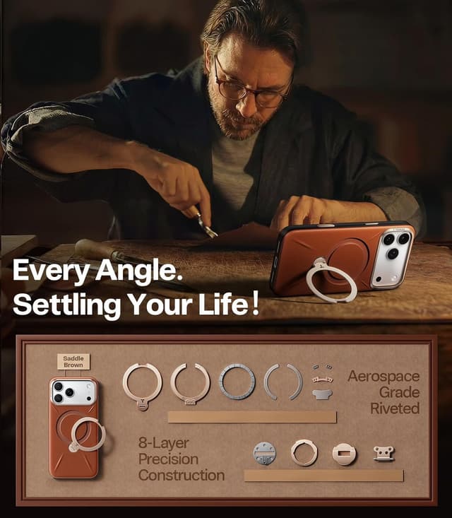 Detalle 2 de TORRAS Q3 VegSkin for iPhone 17 Pro Max case