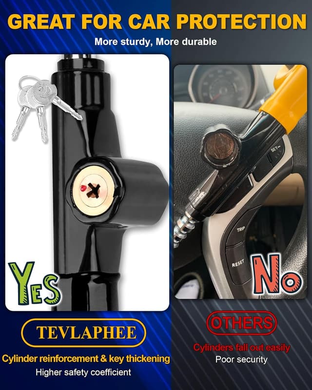 Thumbnail 2 de Tevlaphee Steering Wheel Lock