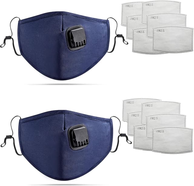 Detalle de Breathable DualVertex face mask with filters