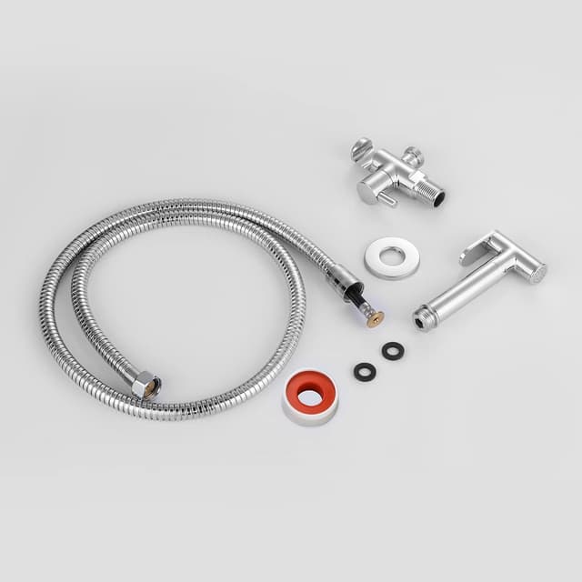 Thumbnail 6 de Ibergrif M22015R doccetta per bidet con miscelatore, supporto e flessibile in finitura cromo