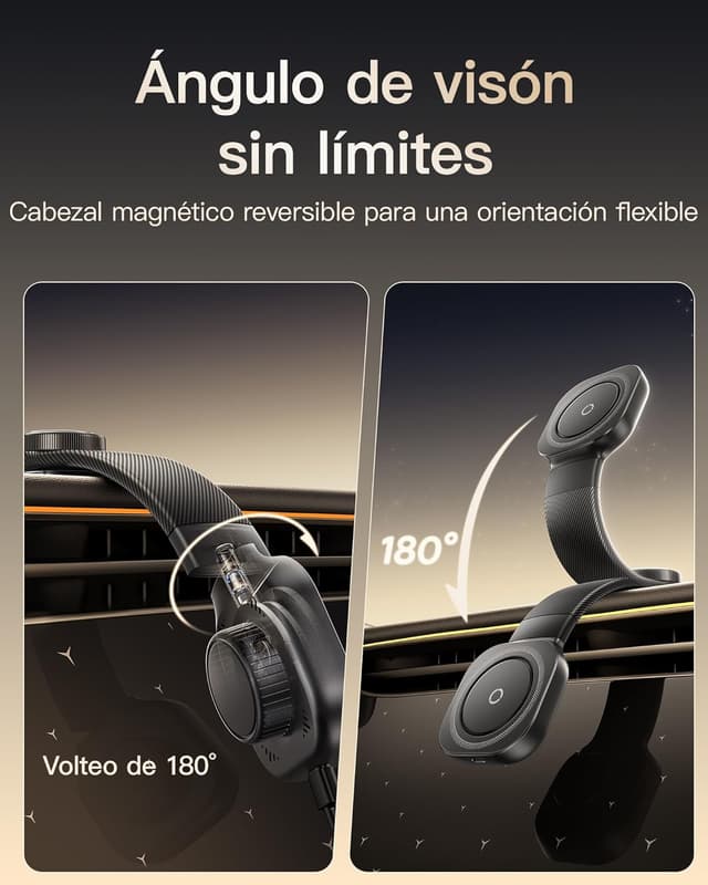 Detalle 2 de Baseus C03 Pro 15W Cargador magnético para coche