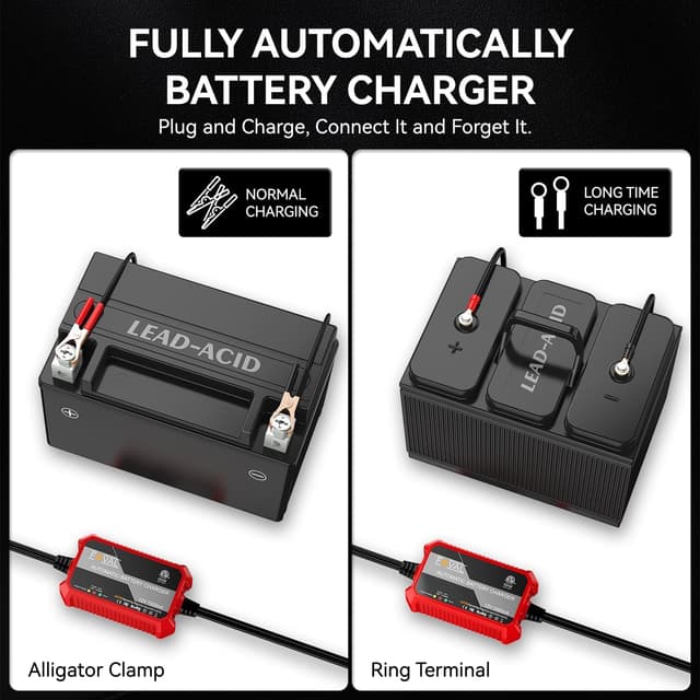 Thumbnail 3 de Foval Automatic Trickle 12V 1000mA Battery Charger