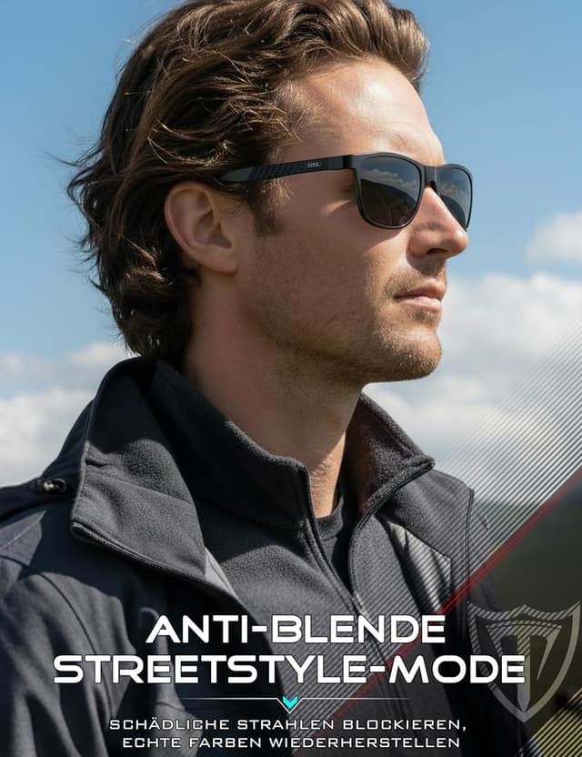 Detalle de ATTCL Sonnenbrille Herren Polarisiert UV400