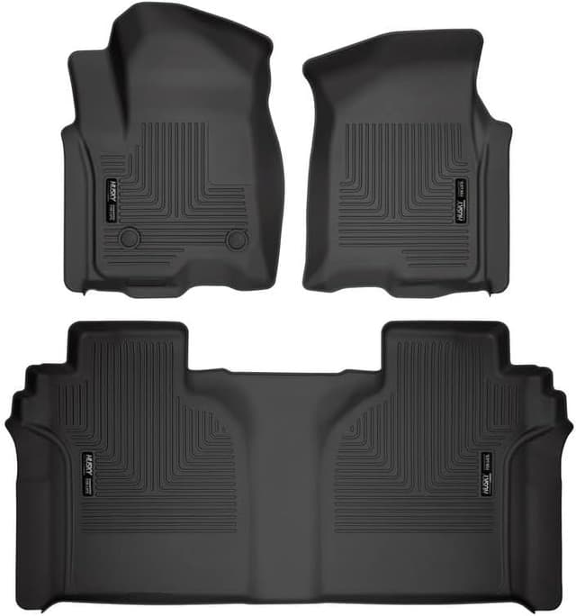 Detalle de Husky Liners WeatherBeater Floor Mats 3‑pc for Silverado & Sierra