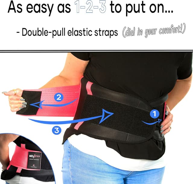 Thumbnail 2 de MEDiBrace Back Support Belt 1-piece Neoprene