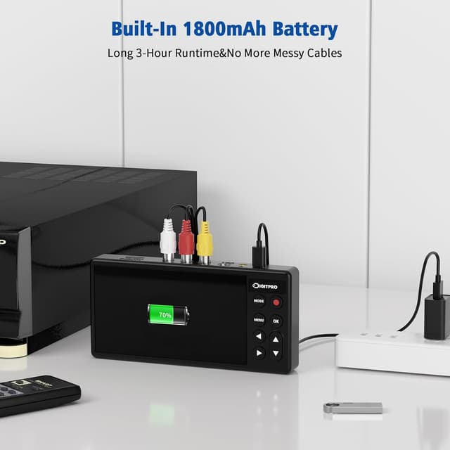 Thumbnail 2 de DigitPro VHS to Digital Converter 1080P 5”