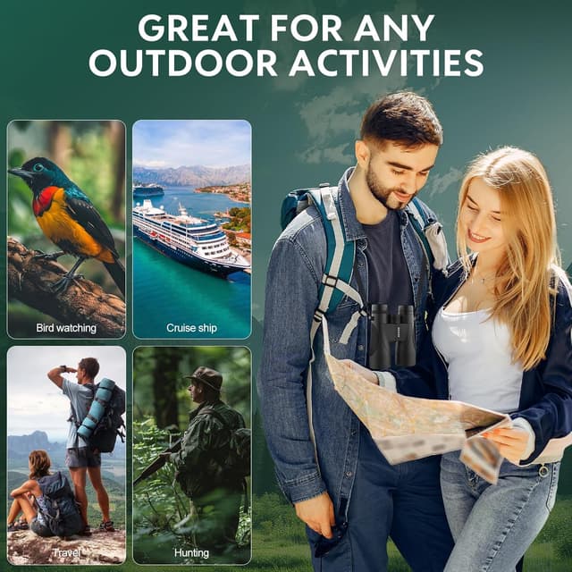 Thumbnail 5 de occer 12x50 Fernglas Hochleistung fĂŒr Vogelbeobachtung đ