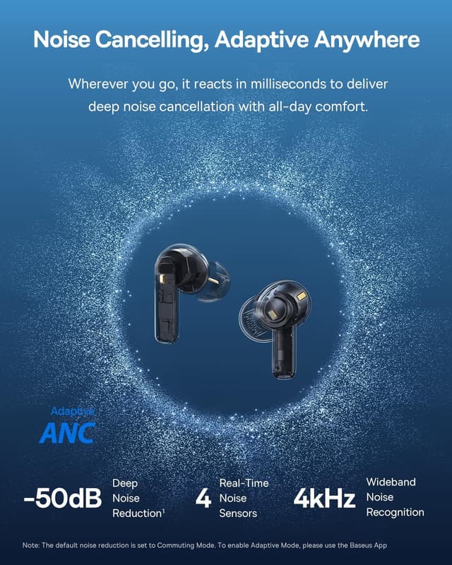 Detalle de Baseus Bass EP10 Pro ANC earbuds