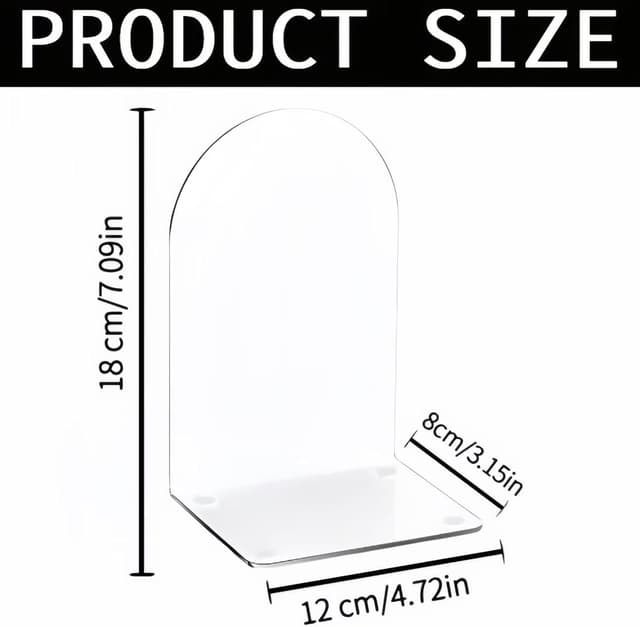 Detalle 2 de Deefongo acrylic bookends set of 6