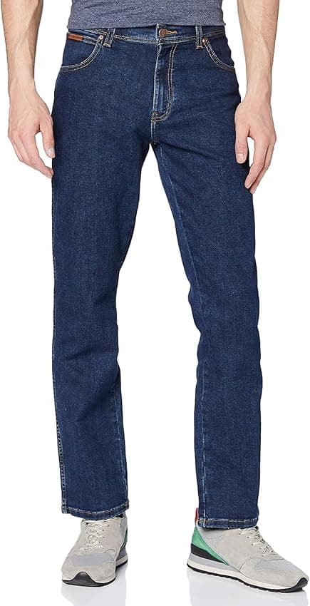 Detalle de Wrangler Texas Pantalones Hombre, Darkstone Blue 🌟 30W/30L