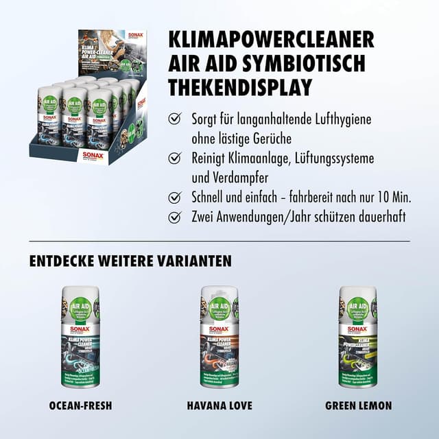 Thumbnail 2 de SONAX KlimaPowerCleaner AirAid 100 ml
