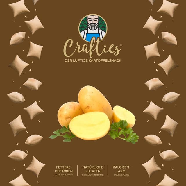 Thumbnail 1 de Crafties Chips Kartoffel 12x60g