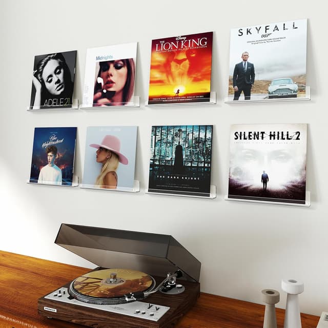 Thumbnail 1 de Gotega 12-inch Vinyl Record Shelf Wall Mount