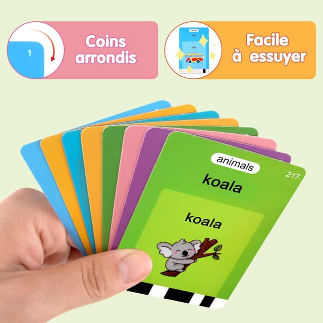 Thumbnail 4 de 510 Mots Carte Flash Parlante Français