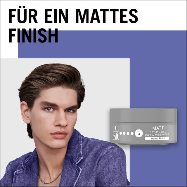 Detalle de TAFT Cire coiffante mate Schwarzkopf TAFT (75 ml) pour une tenue longue durée