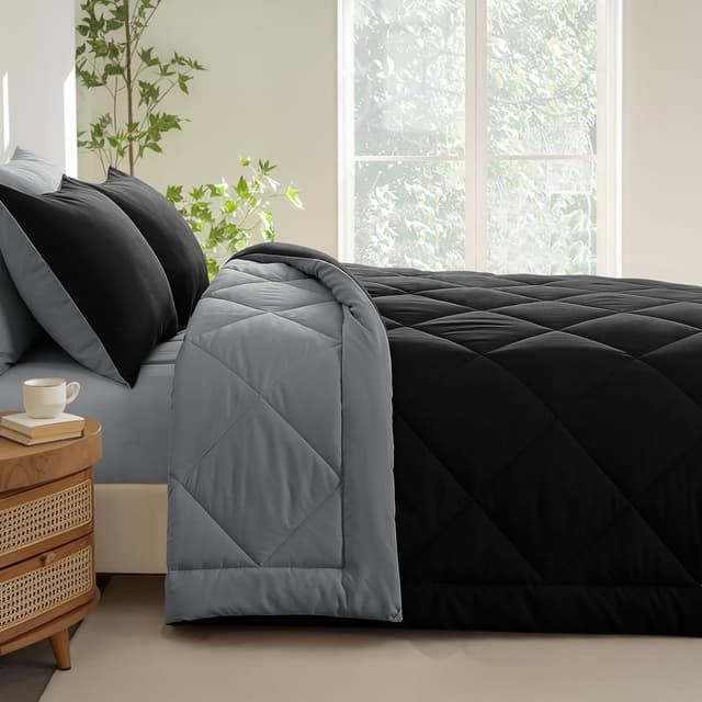 Detalle de Aisbo Coverless Duvet Super King 10.5 Tog, Reversible Quilt