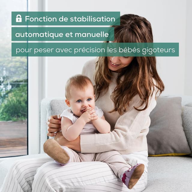 Detalle 2 de Beurer BY 90 Pèse-bébé connecté