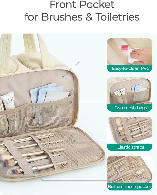 Detalle de bagsmart kulturbeutel Damen 11,8 Zoll