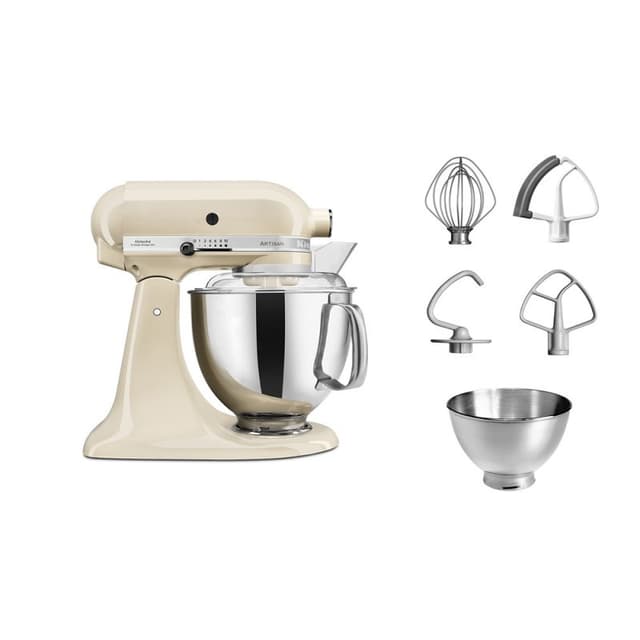 Detalle de KitchenAid 5KSM175 PS EAC robot de cocina de 4,8 l crema (acción planetaria)