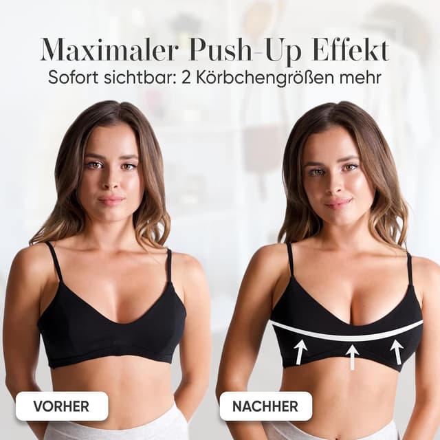 Detalle 2 de Lillypads® Push Up Pads – selbstklebende BH-Einlagen für Push-up-Effekt (Cup A–D)