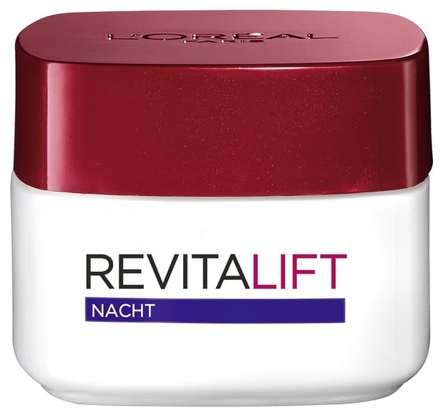 Detalle 2 de L’Oréal Paris Revitalift Feuchtigkeitspflege Nacht für Frauen mit Pro-Elastin & Aprikosenkernöl (1x 50 ml)