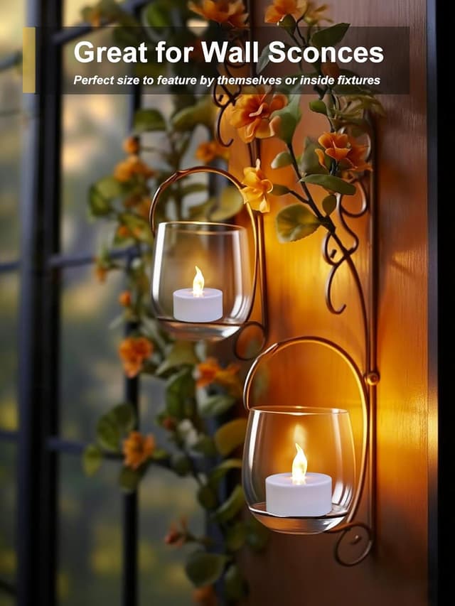 Detalle 2 de Anziner 24 Pack flameless Tea Lights 200h+