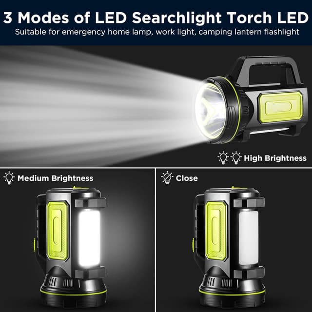 Thumbnail 4 de Vvciic Flashlight Rechargeable Spotlight 1,000 lm 🔦