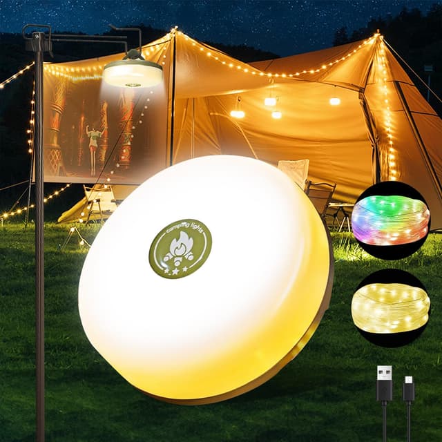 Detalle de Wellgium Camping String Lights 32.8ft