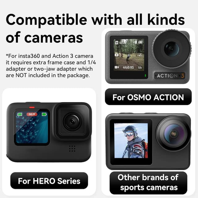 Thumbnail 6 de Adaptom Motorradhelm Kinnhalterung für Action‑Kameras