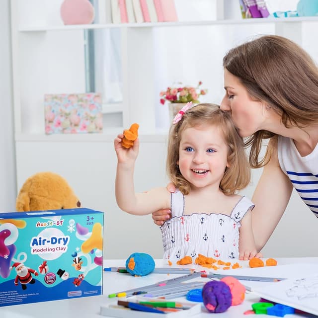 Thumbnail 4 de Air dry clay for kids 102 colours