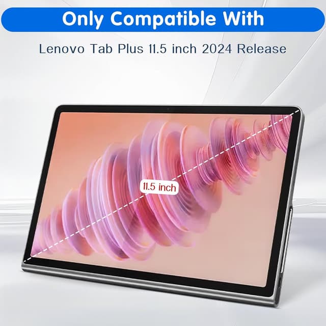 Detalle 2 de GOZOPO Schutzfolie für Lenovo Tab Plus (2024) 11,5 Zoll – 2 Stück, 9H, blasenfrei