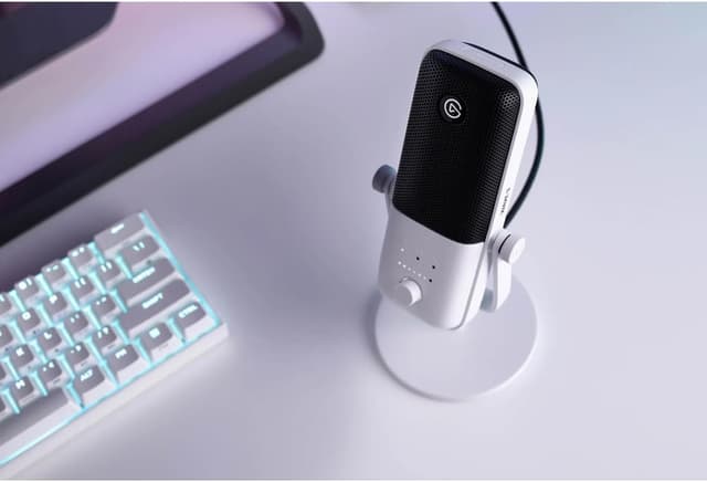 Detalle 2 de Elgato Wave:3 White USB Condenser Microphone