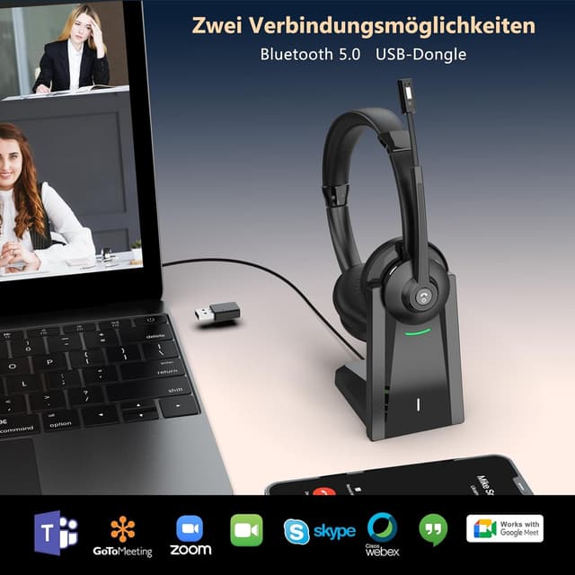 Thumbnail 4 de Earbay Bluetooth Headset 26 Stunden