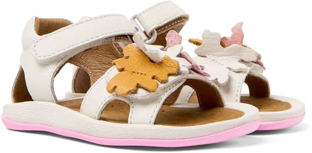 Detalle de Camper Baby Girl’s Bicho K800588 Strap in Natural White