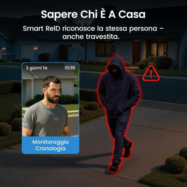 Thumbnail 6 de aosu 3K Telecamera WiFi esterna senza fili: kit da 8 con aosuCortex e PTZ 360°