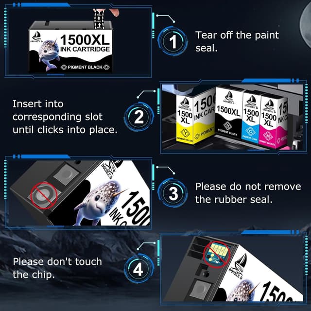 Detalle 2 de DOUBLE D PGI-1500XL Ink Cartridges (10 Pack) for Canon Maxify MB series