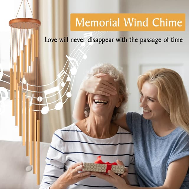 Detalle 2 de Outdoors Wind Chimes 35 Inch for Garden ⌘️🎐