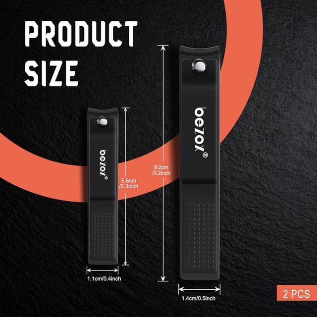 Thumbnail 6 de BEZOX 2 Stück Nagelknipser ✂