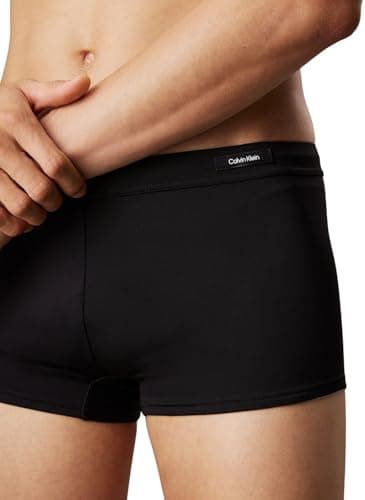 Detalle de Calvin Klein Bañador Trunk negro talla L