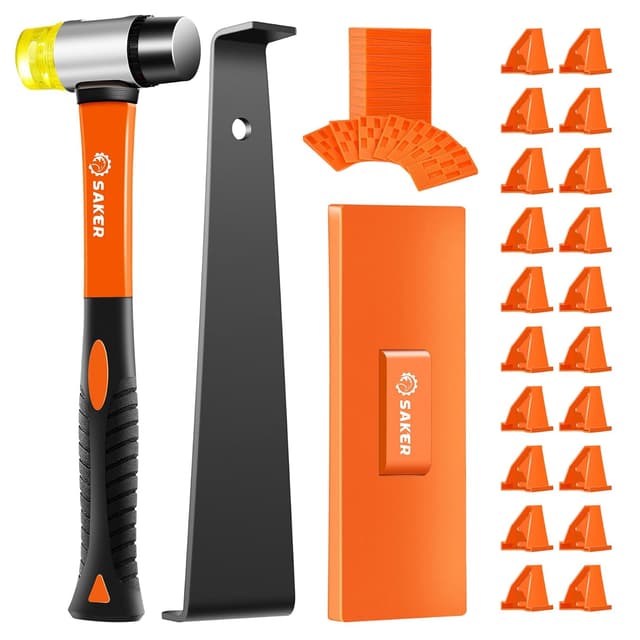 Detalle de Saker wood flooring installation kit 63-piece