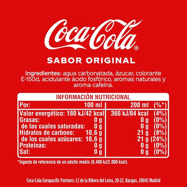 Thumbnail 5 de Coca-Cola Sabor Original 🥤 Pack 10 Mini Latas 200ml