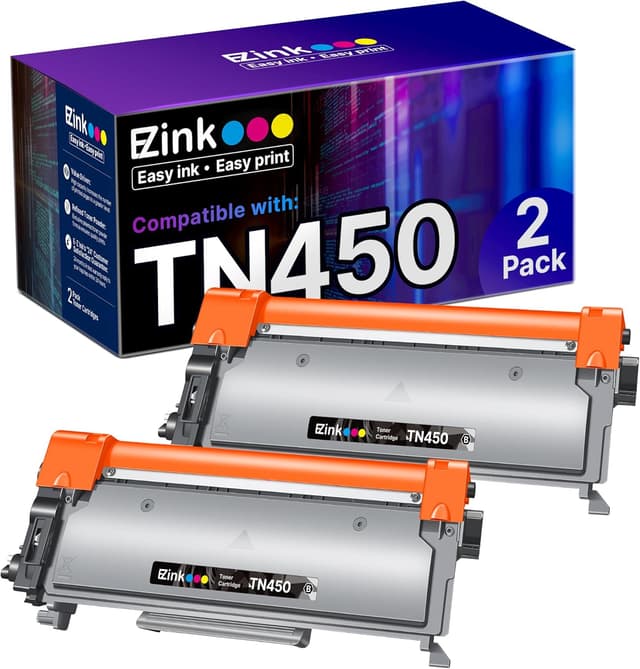 Detalle de E-Z Ink Compatible Toner Cartridge 2-pack ๐จ